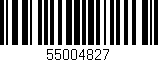 Código de barras (EAN, GTIN, SKU, ISBN): '55004827'
