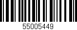 Código de barras (EAN, GTIN, SKU, ISBN): '55005449'