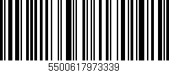 Código de barras (EAN, GTIN, SKU, ISBN): '5500617973339'