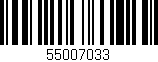 Código de barras (EAN, GTIN, SKU, ISBN): '55007033'
