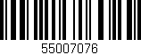 Código de barras (EAN, GTIN, SKU, ISBN): '55007076'