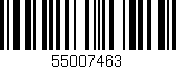 Código de barras (EAN, GTIN, SKU, ISBN): '55007463'