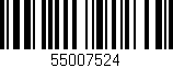 Código de barras (EAN, GTIN, SKU, ISBN): '55007524'