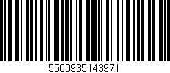 Código de barras (EAN, GTIN, SKU, ISBN): '5500935143971'