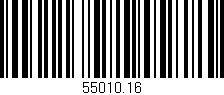 Código de barras (EAN, GTIN, SKU, ISBN): '55010.16'
