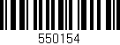 Código de barras (EAN, GTIN, SKU, ISBN): '550154'