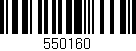 Código de barras (EAN, GTIN, SKU, ISBN): '550160'