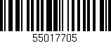 Código de barras (EAN, GTIN, SKU, ISBN): '55017705'