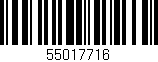 Código de barras (EAN, GTIN, SKU, ISBN): '55017716'