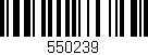 Código de barras (EAN, GTIN, SKU, ISBN): '550239'