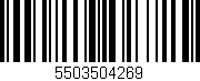 Código de barras (EAN, GTIN, SKU, ISBN): '5503504269'