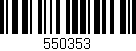Código de barras (EAN, GTIN, SKU, ISBN): '550353'