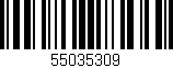 Código de barras (EAN, GTIN, SKU, ISBN): '55035309'