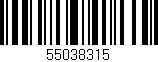 Código de barras (EAN, GTIN, SKU, ISBN): '55038315'