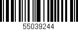Código de barras (EAN, GTIN, SKU, ISBN): '55039244'