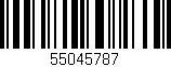 Código de barras (EAN, GTIN, SKU, ISBN): '55045787'