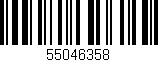 Código de barras (EAN, GTIN, SKU, ISBN): '55046358'