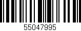 Código de barras (EAN, GTIN, SKU, ISBN): '55047995'