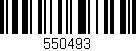 Código de barras (EAN, GTIN, SKU, ISBN): '550493'