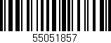 Código de barras (EAN, GTIN, SKU, ISBN): '55051857'