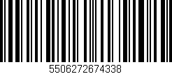 Código de barras (EAN, GTIN, SKU, ISBN): '5506272674338'