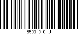 Código de barras (EAN, GTIN, SKU, ISBN): '5506_0_0_U'