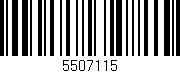 Código de barras (EAN, GTIN, SKU, ISBN): '5507115'