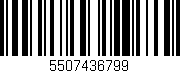 Código de barras (EAN, GTIN, SKU, ISBN): '5507436799'