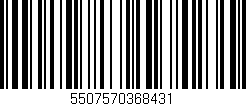 Código de barras (EAN, GTIN, SKU, ISBN): '5507570368431'