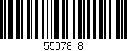 Código de barras (EAN, GTIN, SKU, ISBN): '5507818'