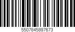 Código de barras (EAN, GTIN, SKU, ISBN): '5507845897673'