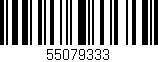 Código de barras (EAN, GTIN, SKU, ISBN): '55079333'