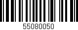Código de barras (EAN, GTIN, SKU, ISBN): '55080050'