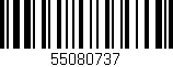 Código de barras (EAN, GTIN, SKU, ISBN): '55080737'