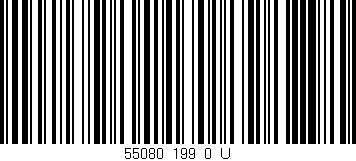 Código de barras (EAN, GTIN, SKU, ISBN): '55080_199_0_U'