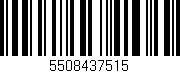 Código de barras (EAN, GTIN, SKU, ISBN): '5508437515'