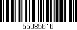 Código de barras (EAN, GTIN, SKU, ISBN): '55085616'