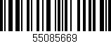 Código de barras (EAN, GTIN, SKU, ISBN): '55085669'
