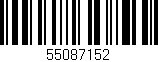 Código de barras (EAN, GTIN, SKU, ISBN): '55087152'