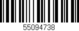 Código de barras (EAN, GTIN, SKU, ISBN): '55094738'