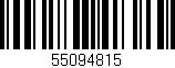 Código de barras (EAN, GTIN, SKU, ISBN): '55094815'