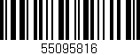 Código de barras (EAN, GTIN, SKU, ISBN): '55095816'