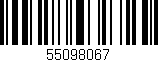 Código de barras (EAN, GTIN, SKU, ISBN): '55098067'