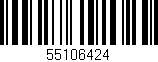 Código de barras (EAN, GTIN, SKU, ISBN): '55106424'