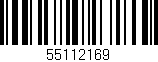 Código de barras (EAN, GTIN, SKU, ISBN): '55112169'
