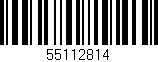 Código de barras (EAN, GTIN, SKU, ISBN): '55112814'