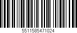 Código de barras (EAN, GTIN, SKU, ISBN): '5511585471024'