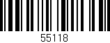 Código de barras (EAN, GTIN, SKU, ISBN): '55118'