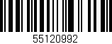 Código de barras (EAN, GTIN, SKU, ISBN): '55120992'
