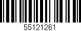Código de barras (EAN, GTIN, SKU, ISBN): '55121261'